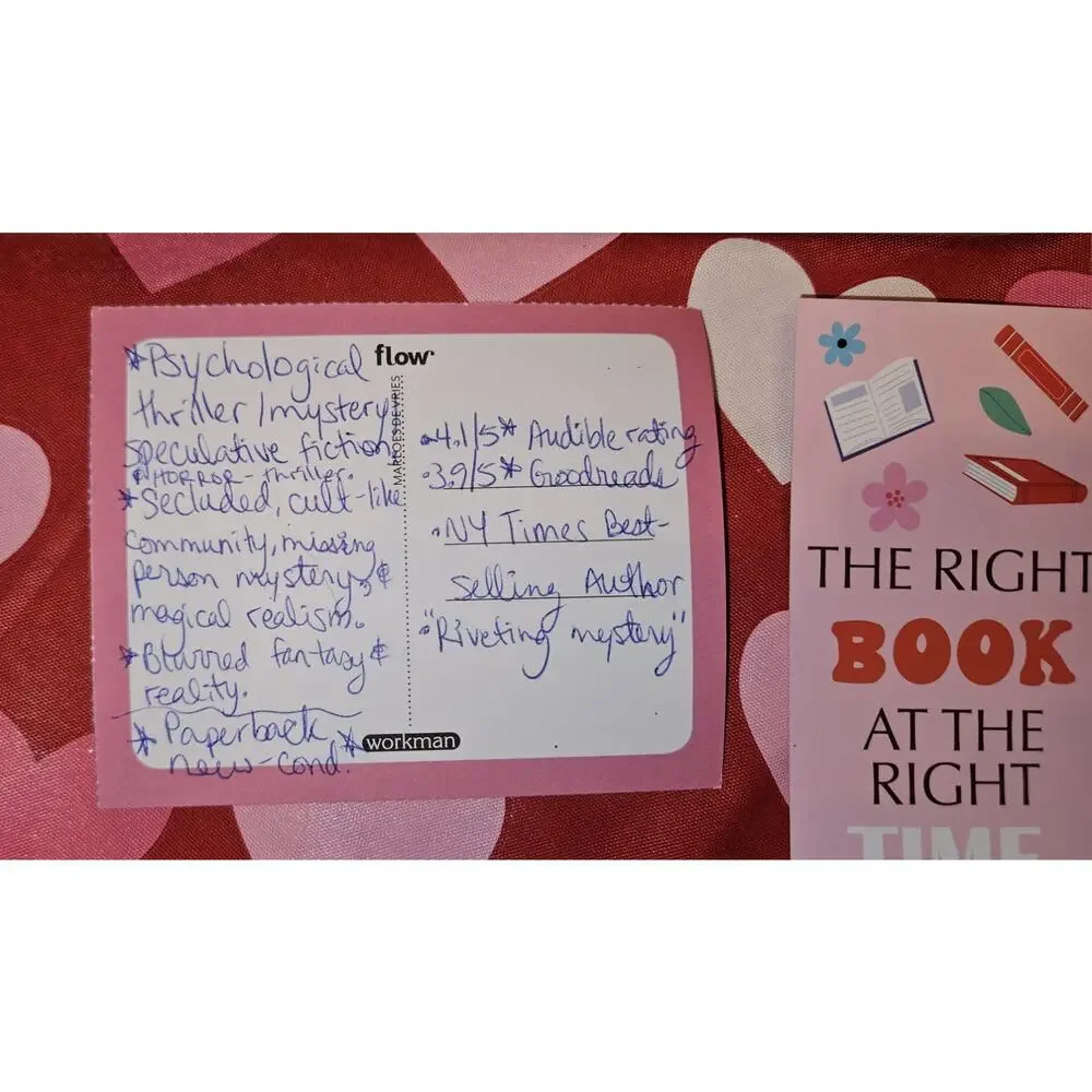 Blind-Date-With-A-Book Bookish Psychological Thriller/ Mystery Bundle #10